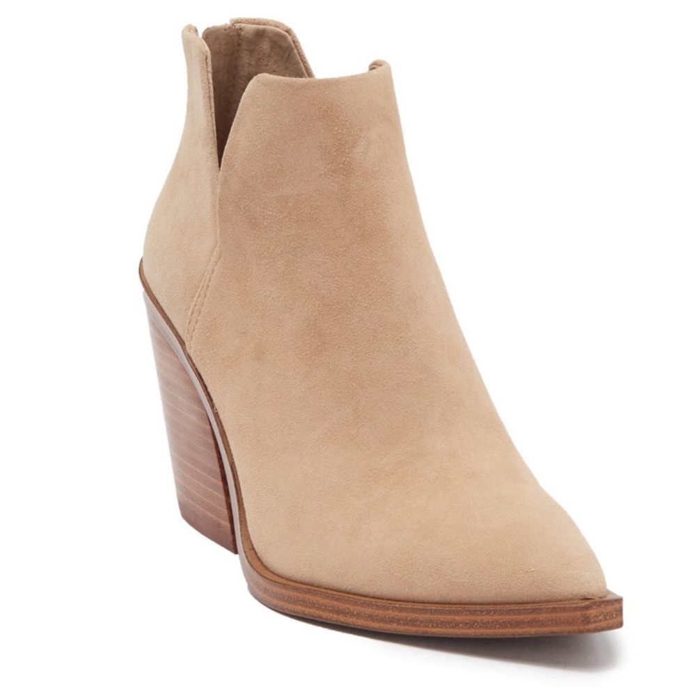Vince Camuto Gigiette Tortilla Heel Bootie, size 5